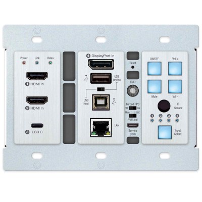 usb wall plate front chassis